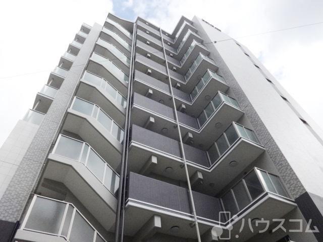 建物外観　分譲賃貸マンションです。