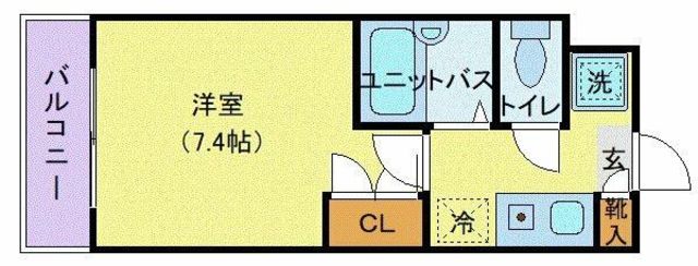 ＪＲ中央線 日野駅 徒歩10分 3階建 築29年の間取り写真