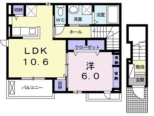 エテルノ アラの間取り写真