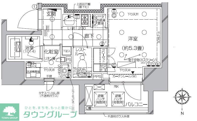 ピアース武蔵小杉EASTの間取り写真