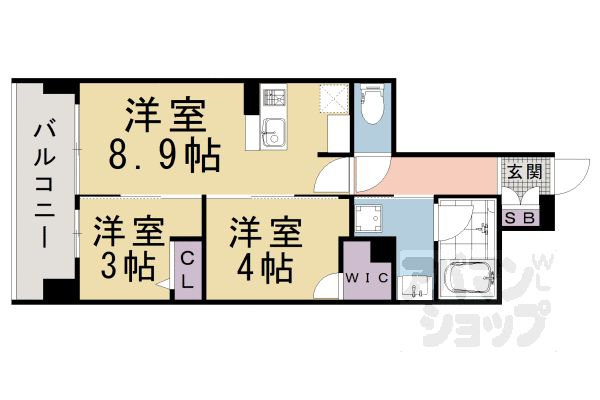 STANDZ河原町五条の間取り写真