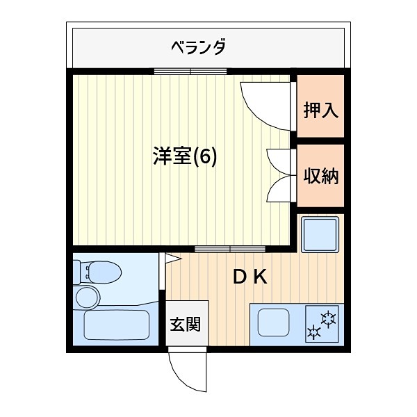 千代田マンションの間取り写真