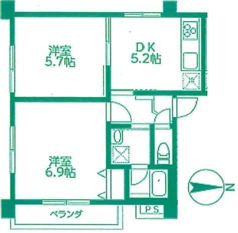 ハイノックVの間取り写真
