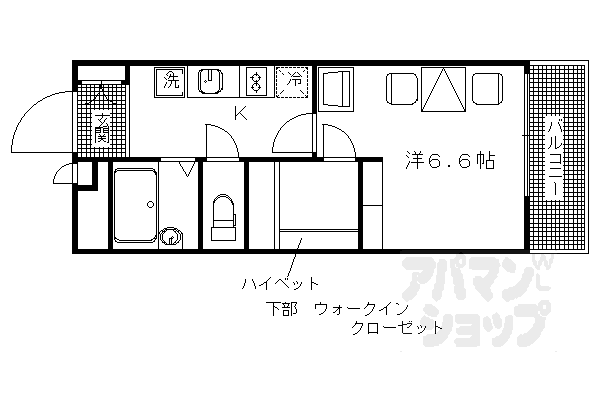 レオパレス前田の間取り写真