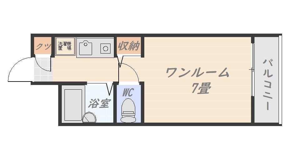 リバティ高麗の間取り写真