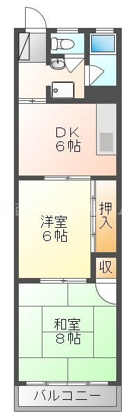 一博マンションの間取り写真