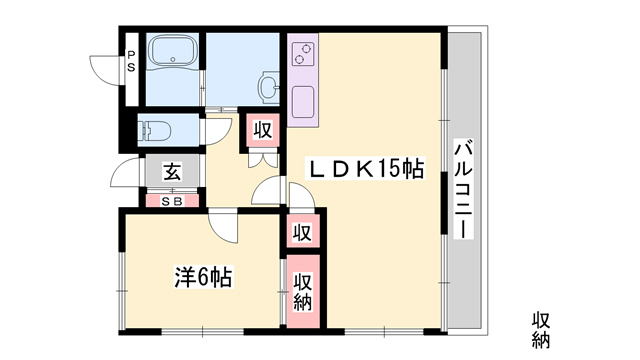 グリーンコスモ田井の間取り