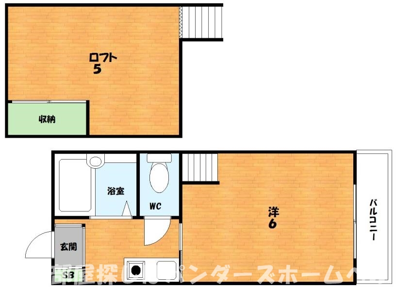 【フォーレストヌカタの間取り】