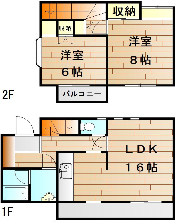 シュガーハウスの間取り