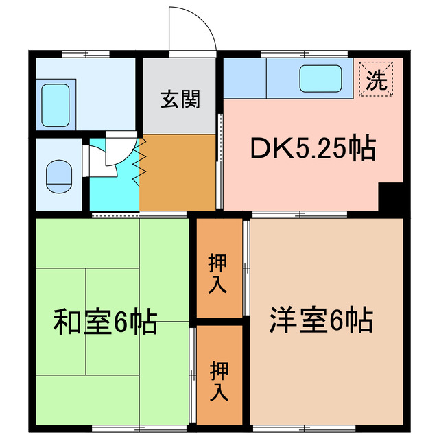 コットンハイツの間取り