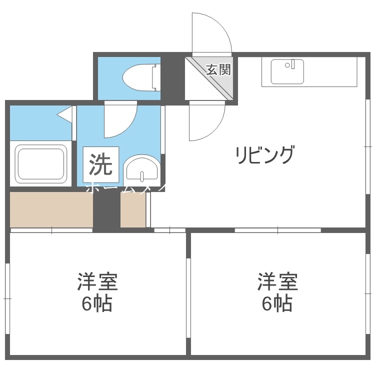 ローヤルハイツ元町の間取り