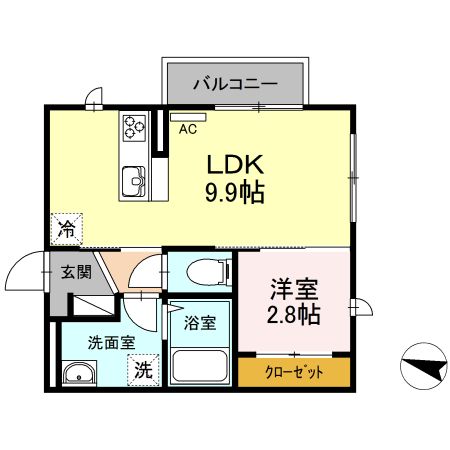 センティア.ｍの間取り