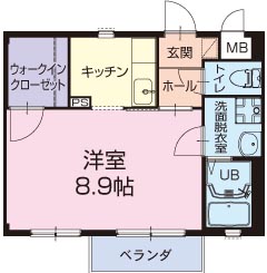 エスポワール沢尻Ａの間取り