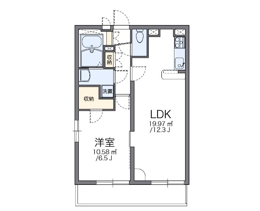 世田谷区尾山台のマンションの間取り