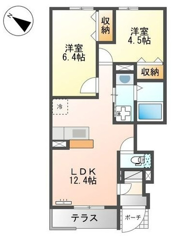 サンタプレイスVIIの間取り