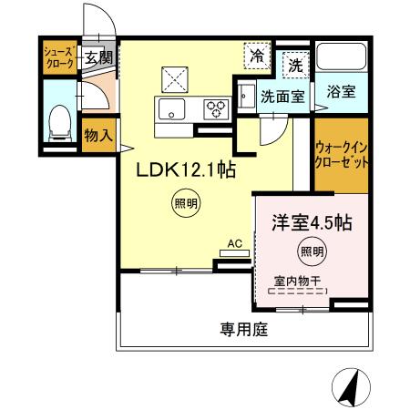 ルミナス空港東の間取り