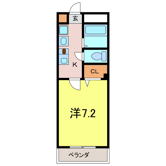 アンプルールフェール刈谷市駅の間取り