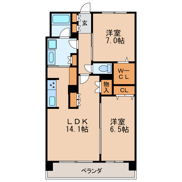 テラッツァ白壁の間取り