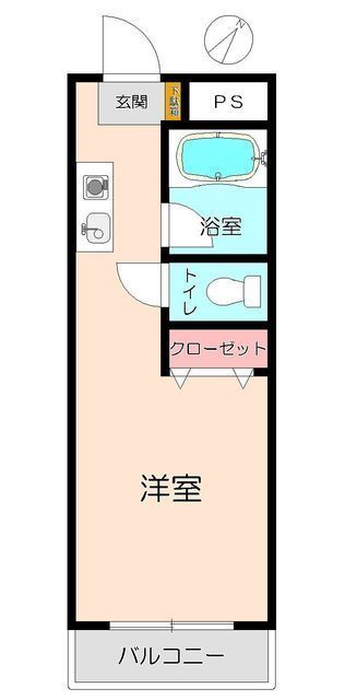 メゾンラベンダー８番館の間取り