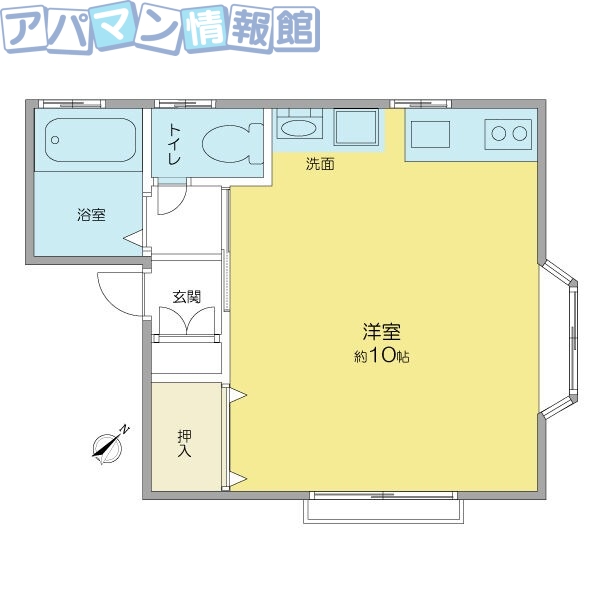 【メゾンドエクラン2の間取り】