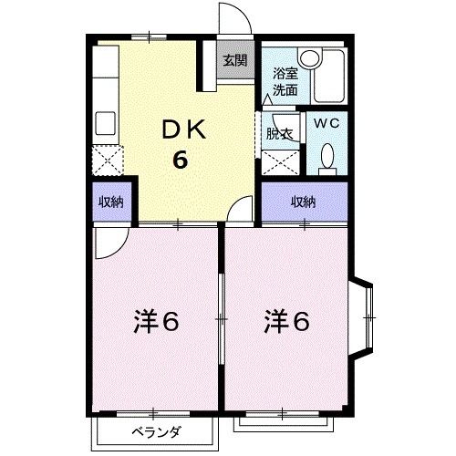 サンホープ徳田の間取り