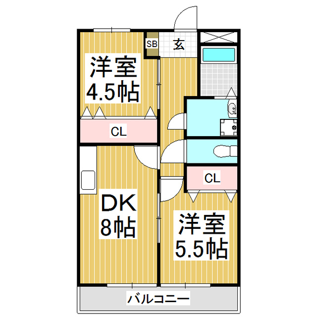 オンブラージュの間取り