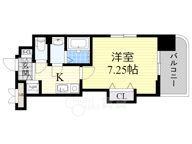 Luxe深江橋の間取り