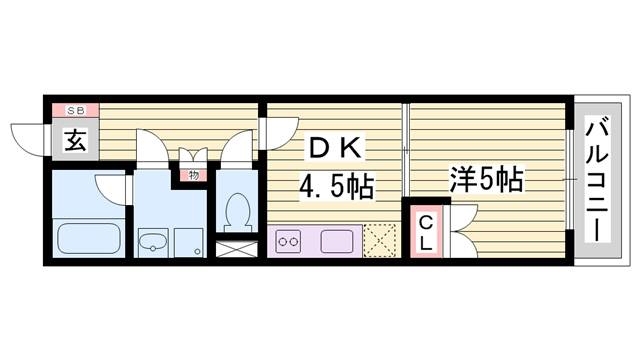 リゾティ城南の間取り