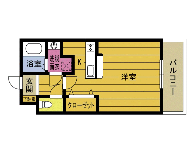 エステール・Ａの間取り