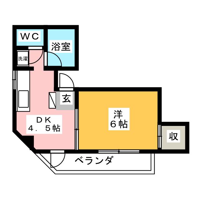 クレストコート小島の間取り