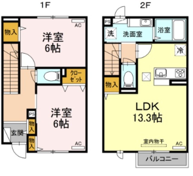 【多摩川ガーデンテラス A棟の間取り】