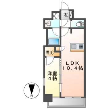 プレサンス　ロジェ　車道駅前SOUTHの間取り