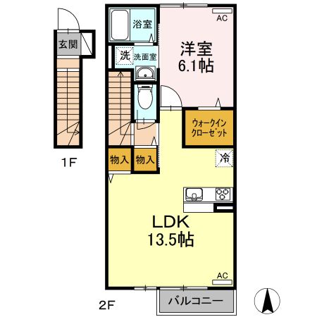 リアンムールの間取り