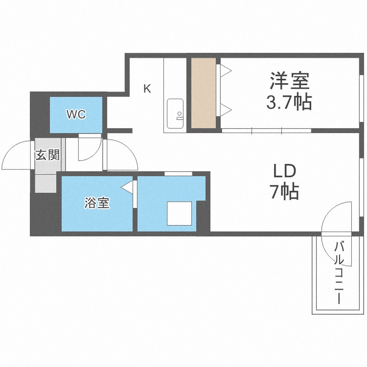 Ｃｏｕｒｔ　Ｔｉａｒａの間取り