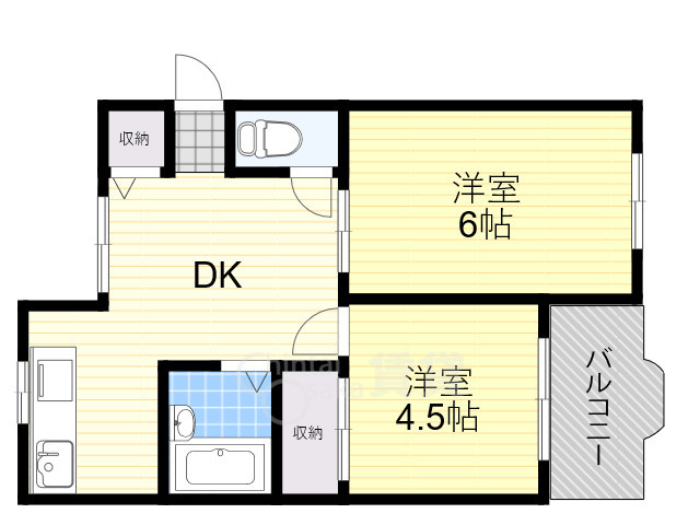 ハイツマドレーの間取り