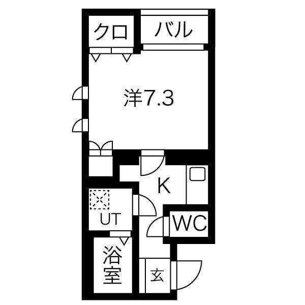 フレード高島町の間取り