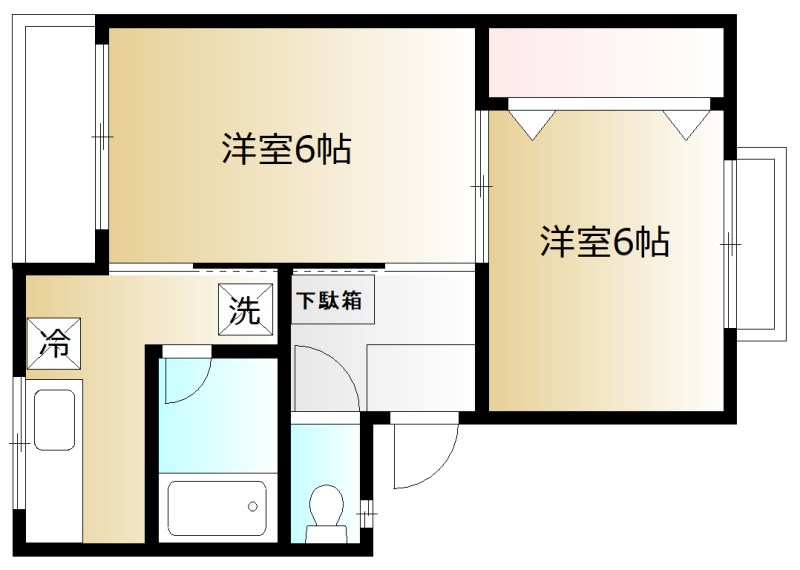 西山花園の間取り