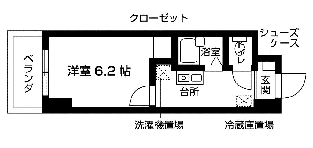 プルミエール本厚木の間取り