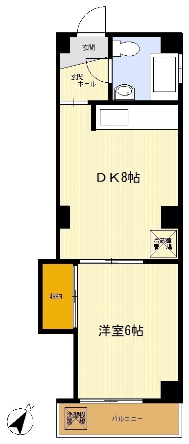 コーポ小林の間取り