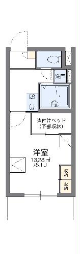 レオパレスエトワールの間取り