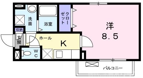 fidel氷室　（フィーデル氷室）の間取り