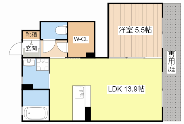 ＭＡＳＴ　ＣＯＵＲＴ　神照の間取り