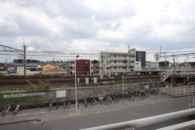 【八千代市大和田のアパートの眺望】