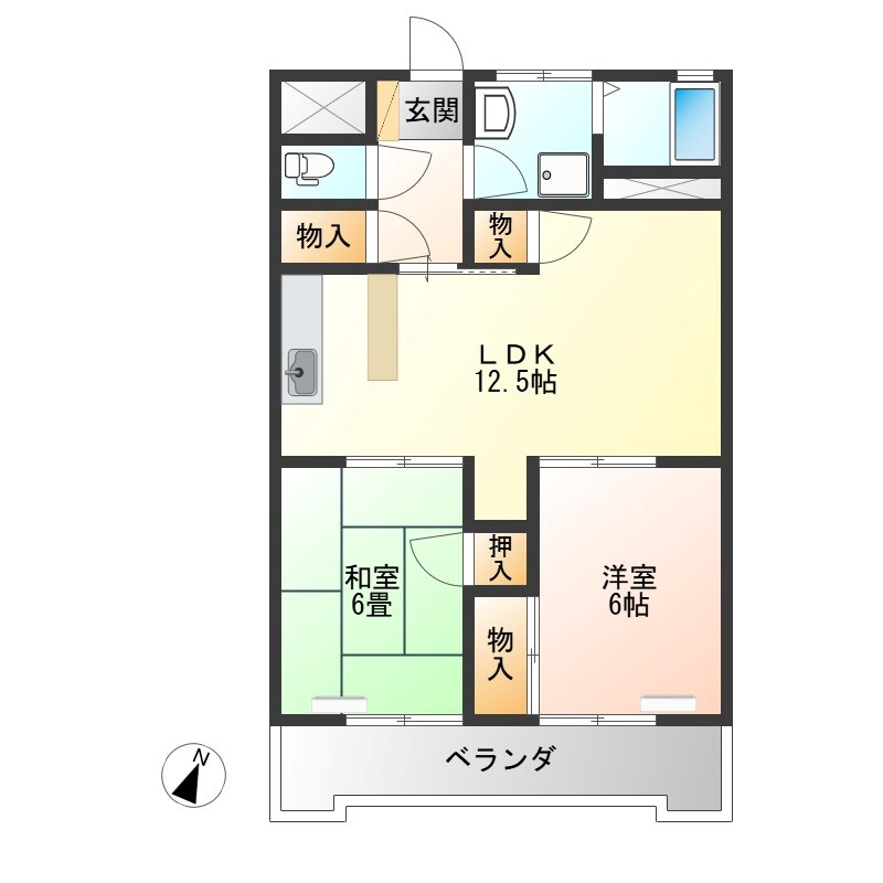 えだのマンションの間取り