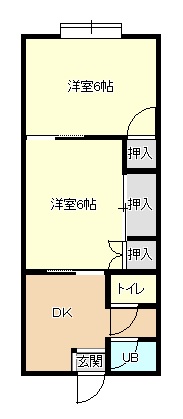 コーポ大町の間取り