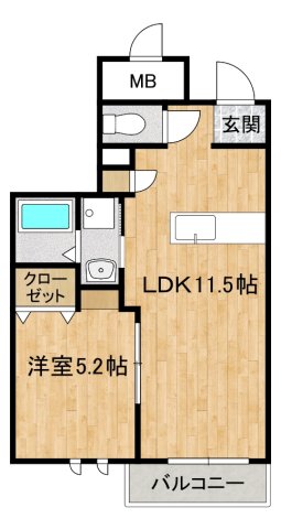 ロオジエの間取り