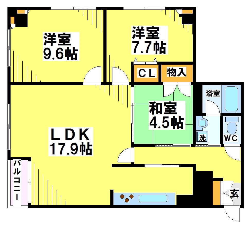 リンデンハイム府中の間取り