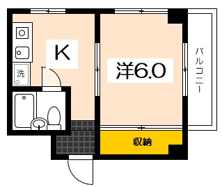 廿日市市大東のマンションの間取り