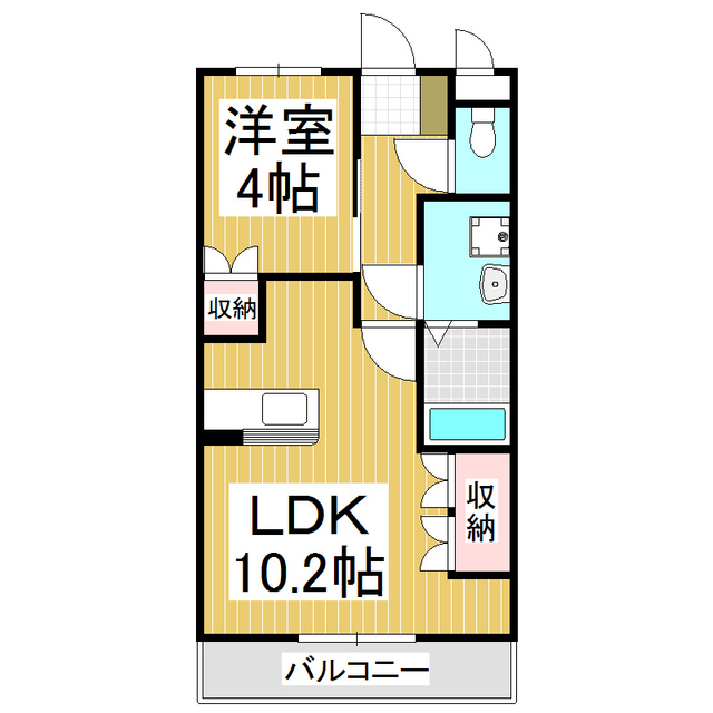 オーチャードハイツの間取り