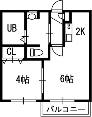 ＶＩＬＬＡＧＥ北大通壱番館の間取り